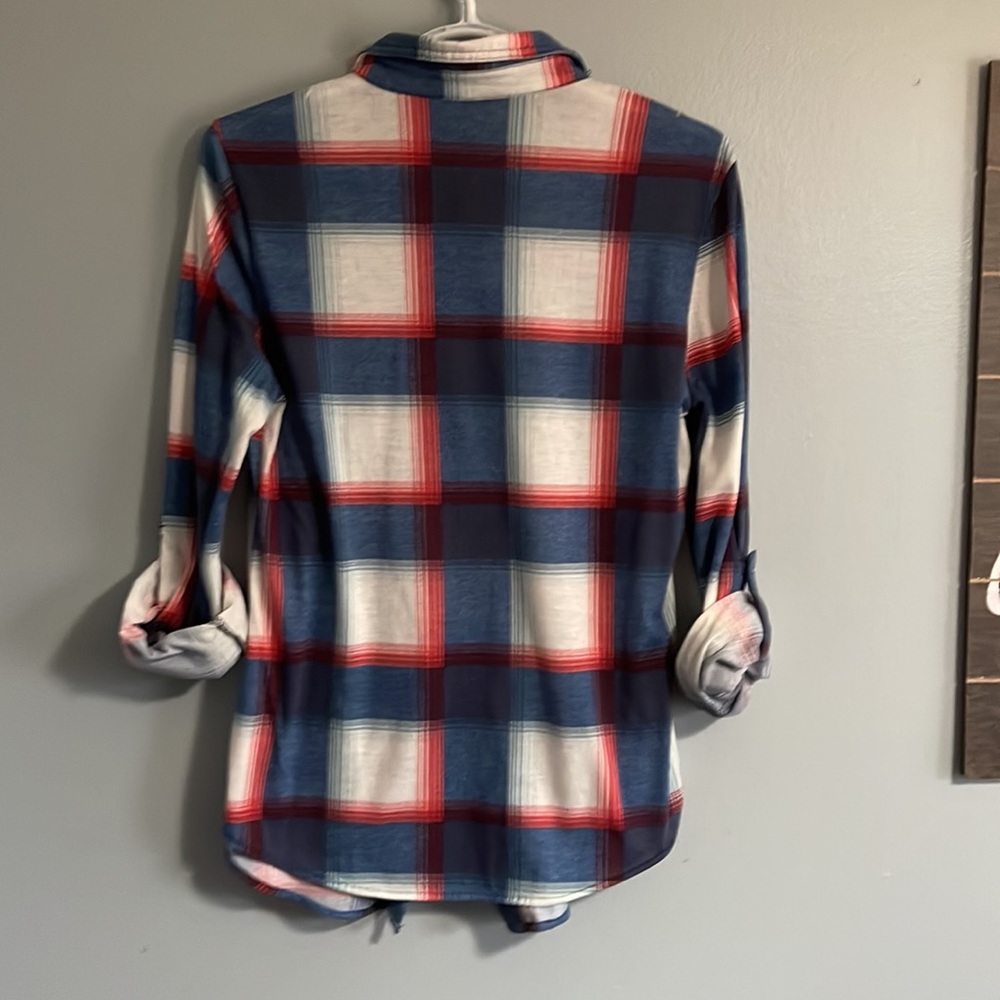 Plaid button up - Picture 2 of 6